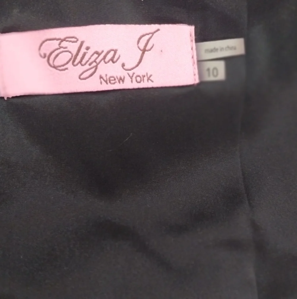 Eliza J New York women's size 10 Black Dress - Picture 6 of 7